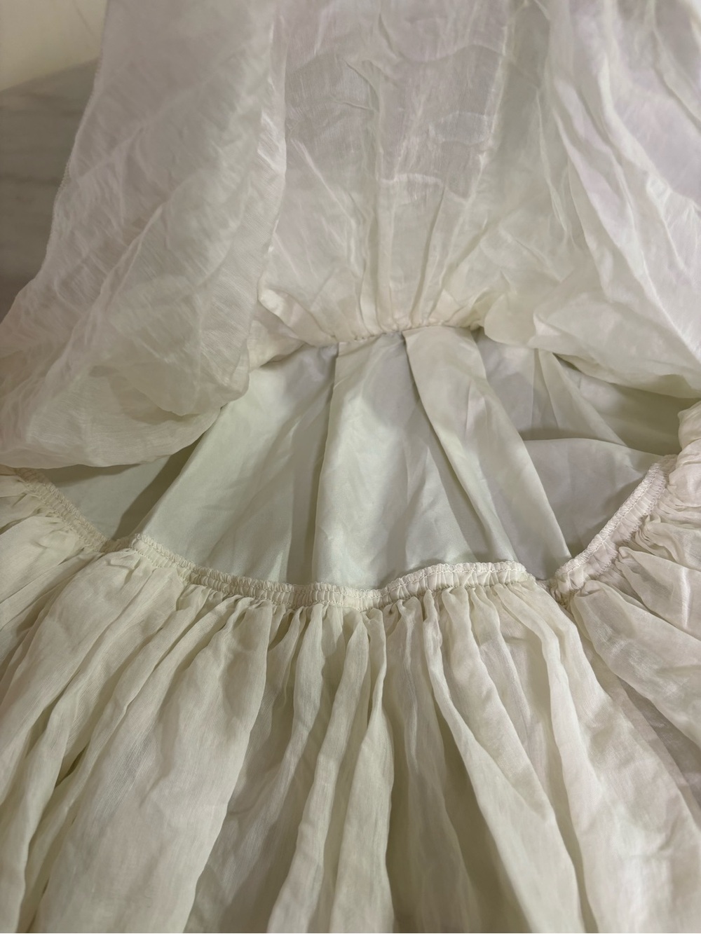 H&M White Ruffled Strapless Party Dress for Girls - Picture 7 of 10